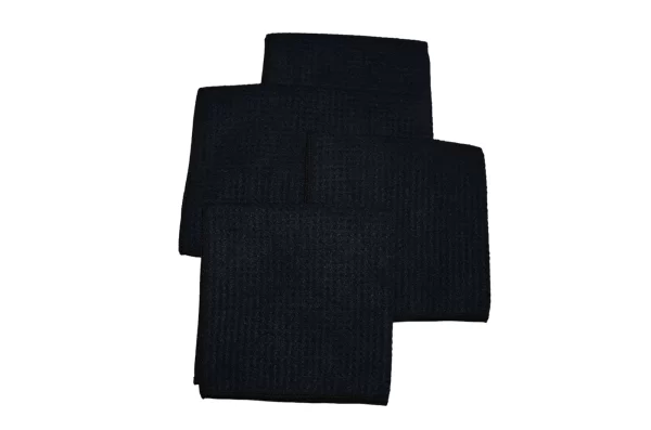 Dish Cloth Black 4pk